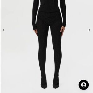 Naked Wardrobe - Crystal Closed Toe Legging - Petite - Size Small